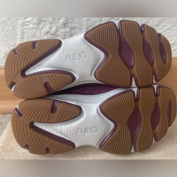 ryka Devotion X Walking Sneaker, purple fig mesh fabric; size 5.5 - Picture 7 of 8